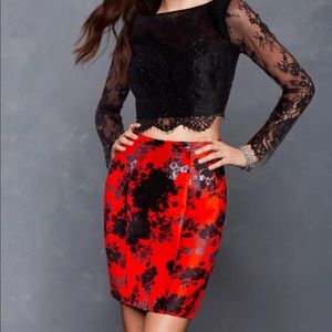 Clarisse style: S4808 red/black